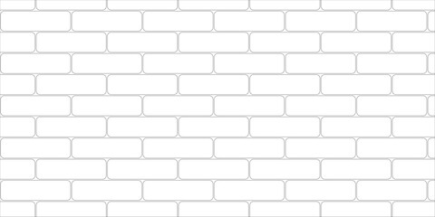 Fototapeta premium Pavement abstract tiles seamless mosaic stone concrete wall surface tiles. subway vector block rock white brick wall texture background. 