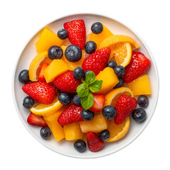 Obraz premium fruit salad with berries