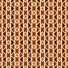 Fototapeta premium Geometric Seamless Ornamental Arrow Pattern Surface for Textile Design