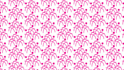 Seamless pattern of a black and white geometrical background
