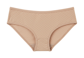 Neutral colored polka dot underwear