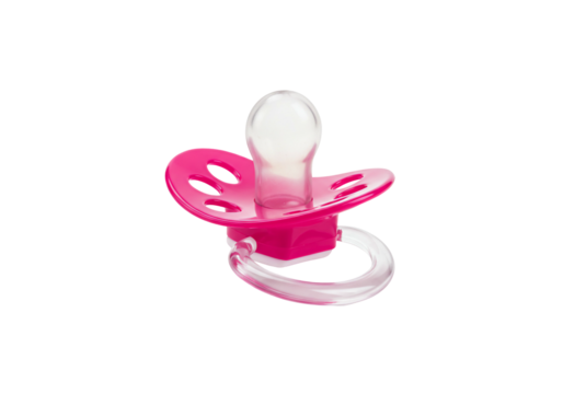 Pacifier baby soother isolated transparent background