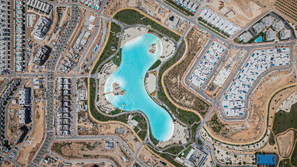 Artificial lake view @ Los Alcazares, Spain