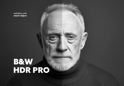 B&W HDR Pro Effect