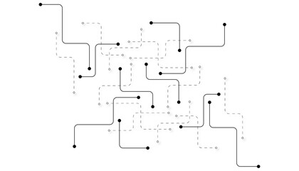 Abstract background with technology circuit board texture. Modern electronic motherboard texture. Creative idea for internet technology. Tech concept for header, web banner, website, presentation.