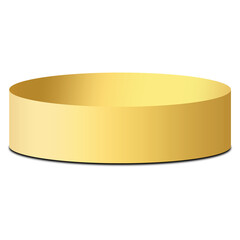 gold coin isolated on white