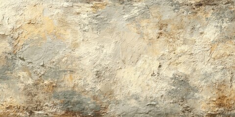 Obraz premium Rough Wall Texture: A detailed shot of a rustic wall showcases the natural, textured beauty of aged stone, presenting a symphony of earthy tones and a weathered aesthetic.