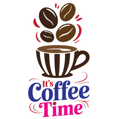 Coffee Time Digital Art Print