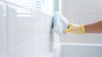 Cleaning Bathroom Tiles Thoroughly