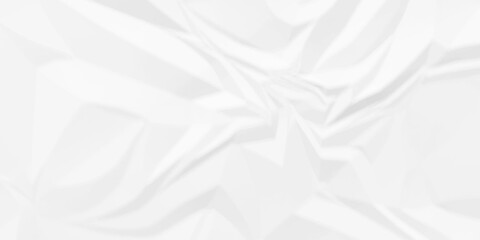 Creased abstract white document antique canvas old paper crumple texture wrinkle parchment empty letter texture.	