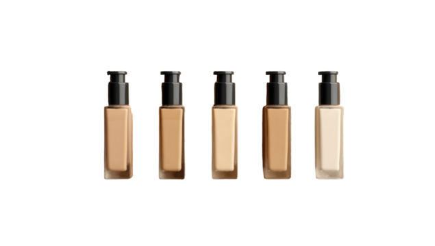 Foundation shades in various tones (2)