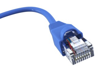 network cable on white background