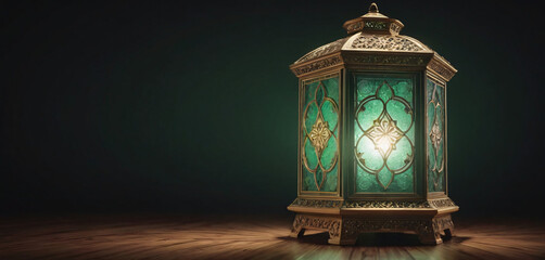 There is a green lamp that on wooden floor frame figure design elements cartoonish emotion style expression depth layers motion composition creative scene illustration backgrounds gesture