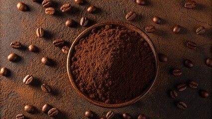 coffee beans and coffee