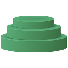 vector illustration of a podium