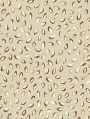 Elegant Seed Pattern on a Light Background Showcasing a Modern Design for Textiles or Wallpapers in a Stylish Interior