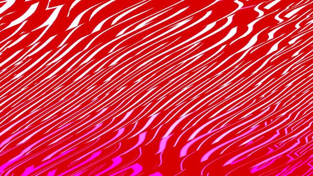 Energetic abstract video pattern with diagonal lines, glowing shapes, and vibrant color transitions creating a hypnotic futuristic motion effect.