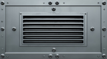 Fototapeta premium A metal grate with holes in it