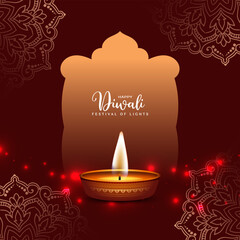 Happy Diwali cultural Indian festival ethnic background