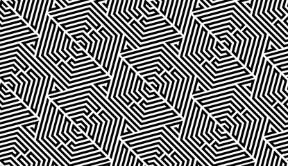 Geometric seamless pattern on a transparent background.