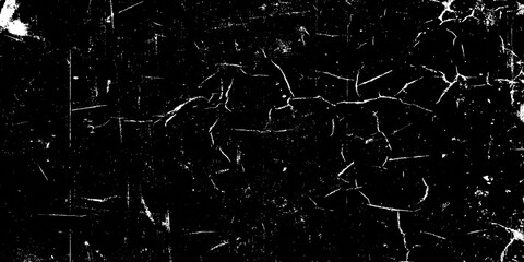 Grunge overlay with scratches on a transparent background.