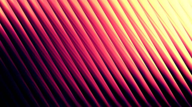 Energetic abstract video pattern with diagonal lines, glowing shapes, and vibrant color transitions creating a hypnotic futuristic motion effect.