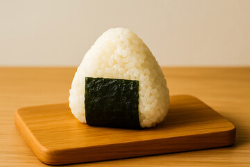 Traditional Japanese Onigiri Rice Ball