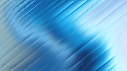 Abstract Blue Diagonal Lines With Soft Light Reflections And Blurry Hues image photo