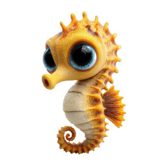 cartoon seahorse png 3d seahorse png cute seahorse png big eyes png marine animal png transparent background image