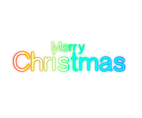 Merry christmas calligraphy png transparent background or isolated on white background or merry christmas text design transaparent png	
