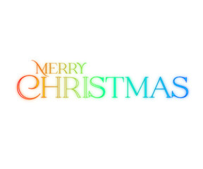 Merry christmas calligraphy png transparent background or isolated on white background or merry christmas text design transaparent png	
