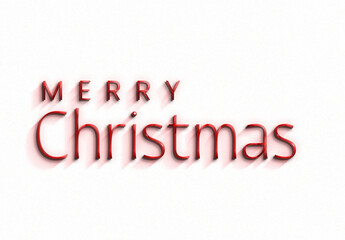 Merry christmas calligraphy png transparent background or isolated on white background or merry christmas text design transaparent png	

