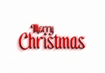 Merry christmas calligraphy png transparent background or isolated on white background or merry christmas text design transaparent png	
