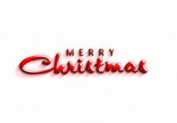 Merry christmas calligraphy png transparent background or isolated on white background or merry christmas text design transaparent png	
