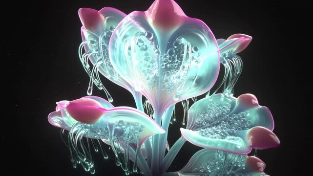  Flora Alienígena Bioluminiscente 