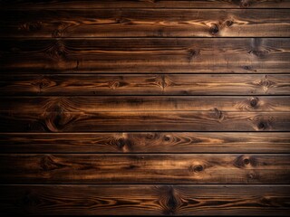 Rich, dark wooden planks, rustic texture and warm tones, perfect for backgrounds