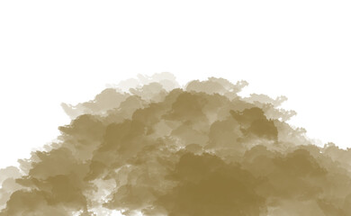 Mysterious and fluffy cloud formation against a dark sky mysterious cloudscape