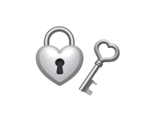 Png heart lock and key isolated on transparent background stock royalty freenew image