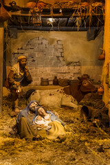 Holy Family in Stable