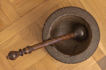 Mortar and pestle for pharmaceutical preparations