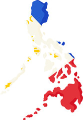 illustration philippine country map