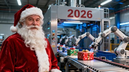 미래공장속산타클로스와자동선물분류시스템
