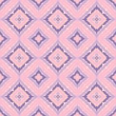 Seamless Ikat ethnic traditional Textile pattern geometric abstract folklore ornament Tribal ethnic illustration background design for print, clothing, scarf