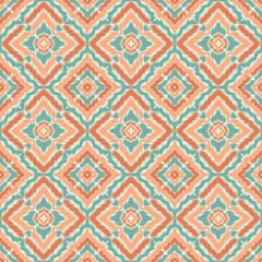 Seamless Ikat ethnic traditional Textile pattern geometric abstract folklore ornament Tribal ethnic illustration background design for print, clothing, scarf