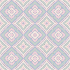 Seamless Ikat ethnic traditional Textile pattern geometric abstract folklore ornament Tribal ethnic illustration background design for print, clothing, scarf