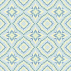 Fototapeta premium Seamless Ikat ethnic traditional Textile pattern geometric abstract folklore ornament Tribal ethnic illustration background design for print, clothing, scarf