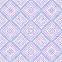 Seamless Ikat ethnic traditional Textile pattern geometric abstract folklore ornament Tribal ethnic illustration background design for print, clothing, scarf