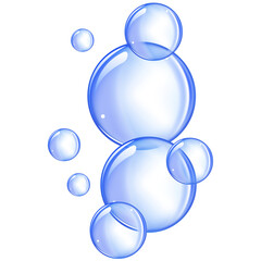 Colorful iridescent bubbles with glossy rainbow reflections and soft light glow.