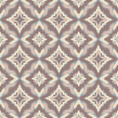 Seamless Ikat ethnic traditional Textile pattern geometric abstract folklore ornament Tribal ethnic illustration background design for print, clothing, scarf