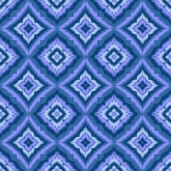 Fototapeta premium Seamless Ikat ethnic traditional Textile pattern geometric abstract folklore ornament Tribal ethnic illustration background design for print, clothing, scarf